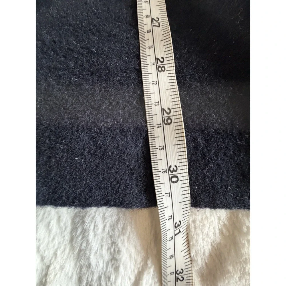 Vince Hooded Wool Open Front Gray Mid-Length Lined Jacket Long Sleeve Size S - Picture 9 of 9